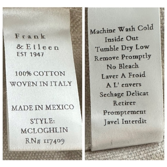 NWT Frank & Eileen Oversized McLoghlin Shirt Jacket Shacket in Natural size S - Picture 13 of 16